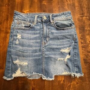 Y2K American Eagle Denim Skirt size 2